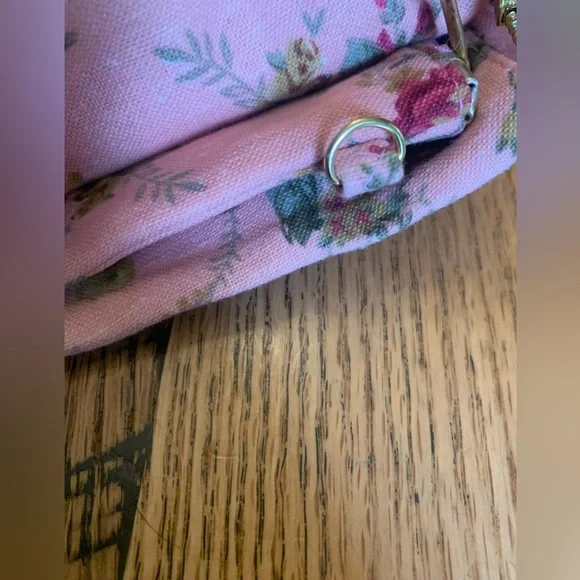 Anna sui pouch bag purse pink floral bag - Picture 8 of 8